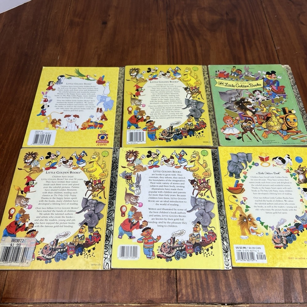 Vintage Little Golden Books Lot Velveteen Rabbit Mother Goose ABC Bob Builder - Picture 3 of 5